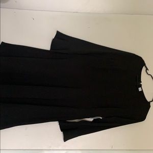 Black knee length dress